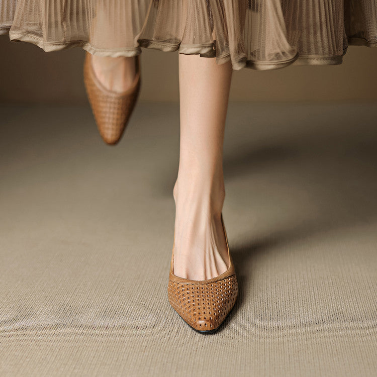 Lysaro - Silk Woven Pumps