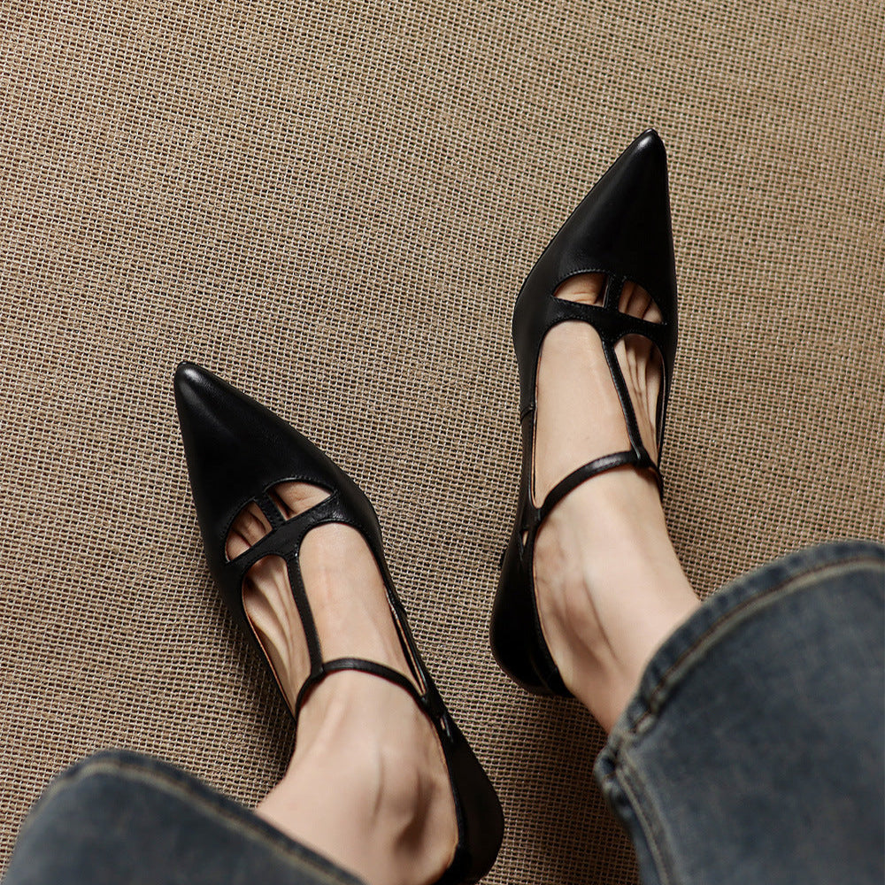 Vellara — Vintage T-Strap Pumps