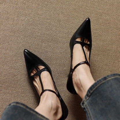 Vellara — Vintage T-Strap Pumps