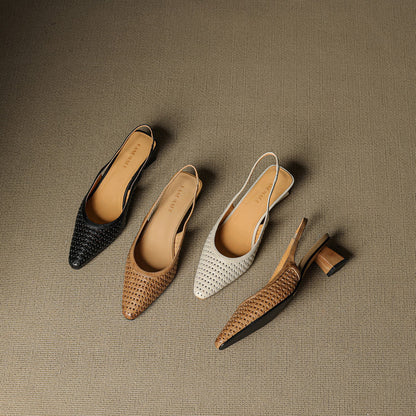 Lysaro - Silk Woven Pumps