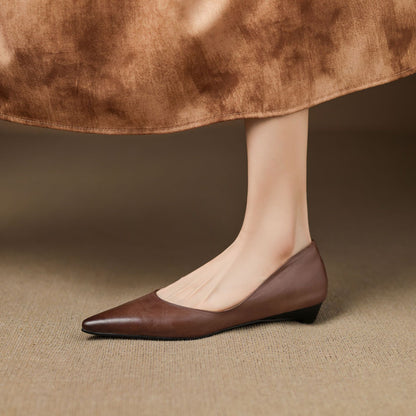 Lysara — Leather Elegance Flats