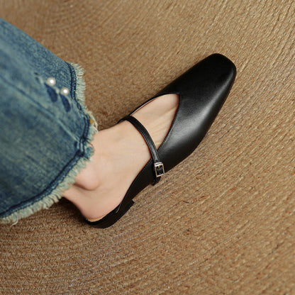 Avenelle Grace Leather Slides