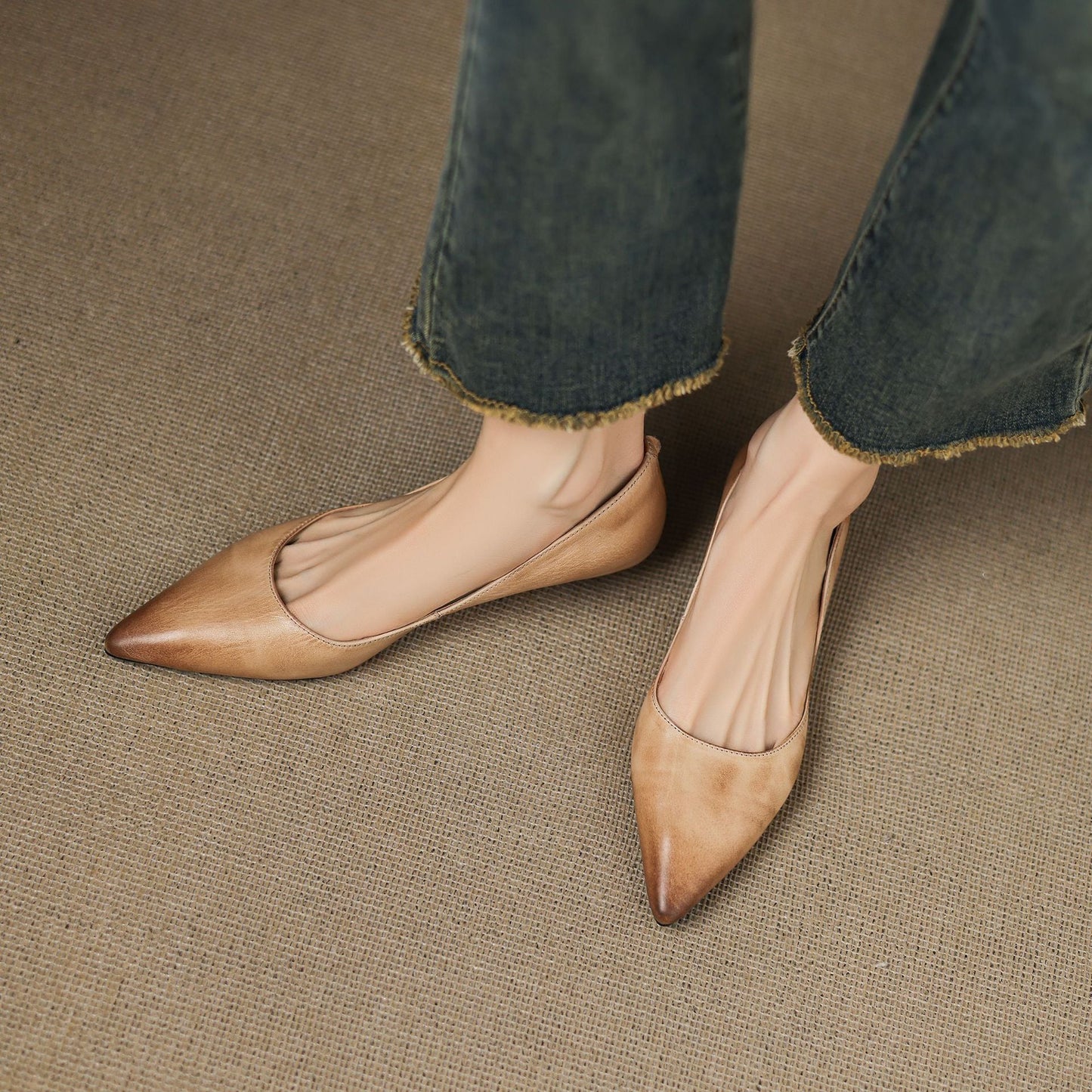 Lysara — Leather Elegance Flats