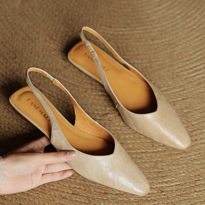 Veluré — Pointed Toe Slingbacks