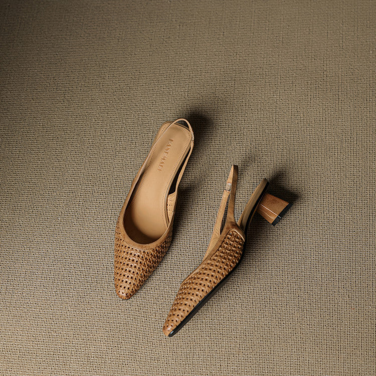 Lysaro - Silk Woven Pumps