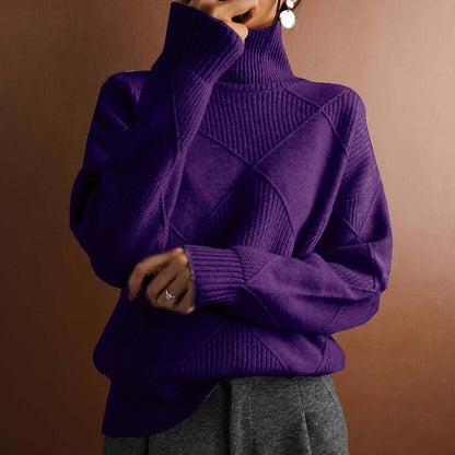 CALISSON — High Neck Knitted Sweater