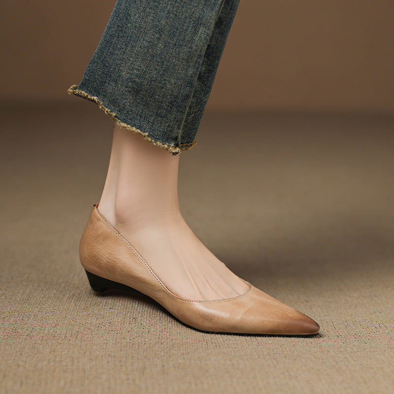 Lysara — Leather Elegance Flats