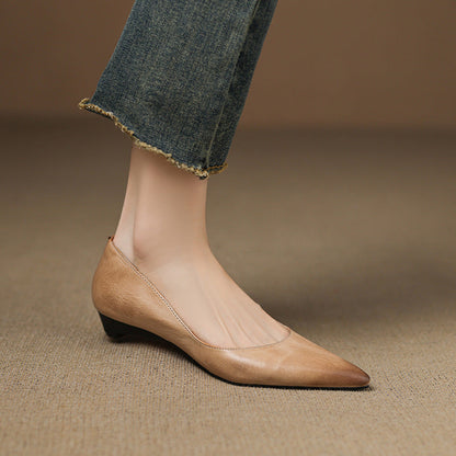 Lysara — Leather Elegance Flats