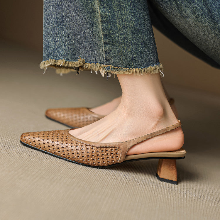 Lysaro - Silk Woven Pumps