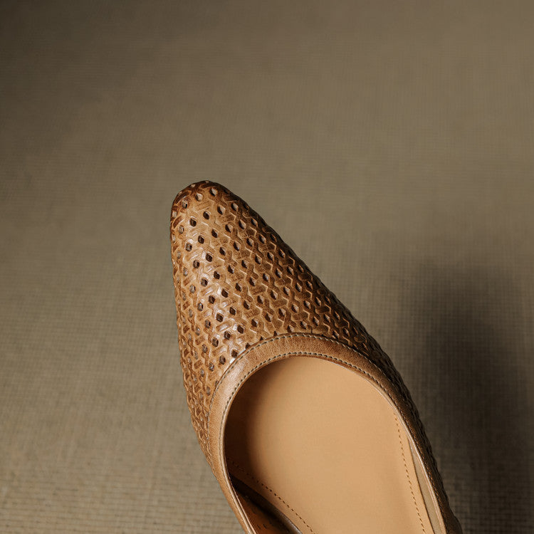 Lysaro - Silk Woven Pumps