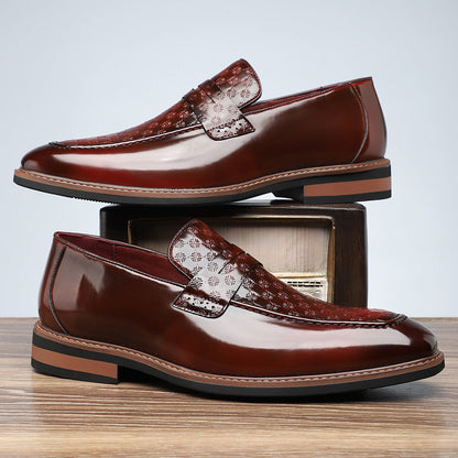 Viventa — Embossed Leather Loafers