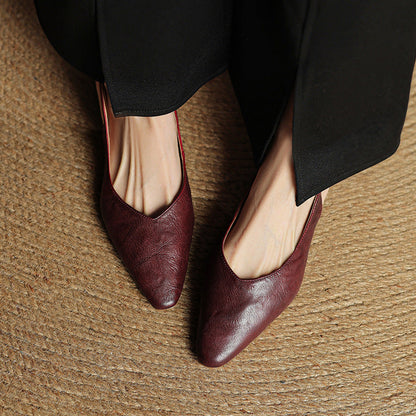 Veluré — Pointed Toe Slingbacks