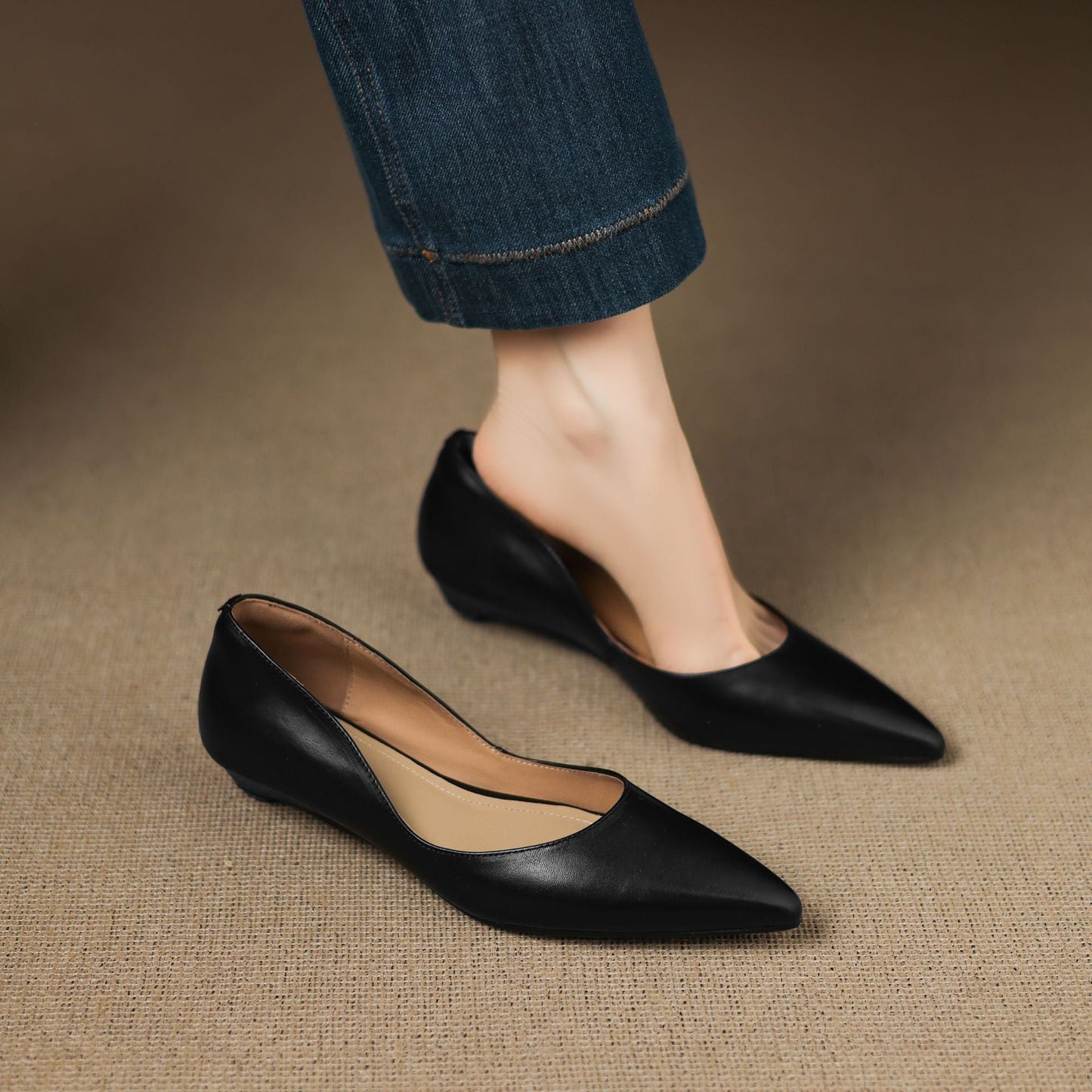 Lysara — Leather Elegance Flats