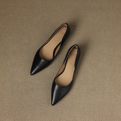 Lysara — Leather Elegance Flats