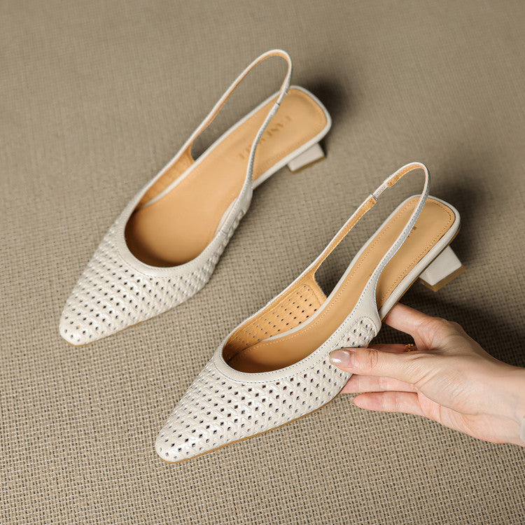 Lysaro - Silk Woven Pumps