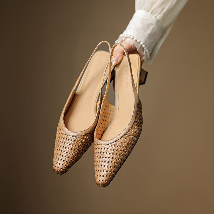 Lysaro - Silk Woven Pumps