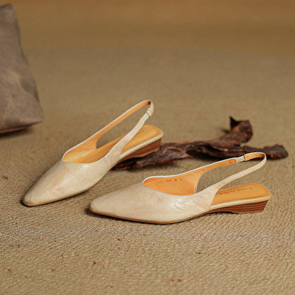 Veluré — Pointed Toe Slingbacks