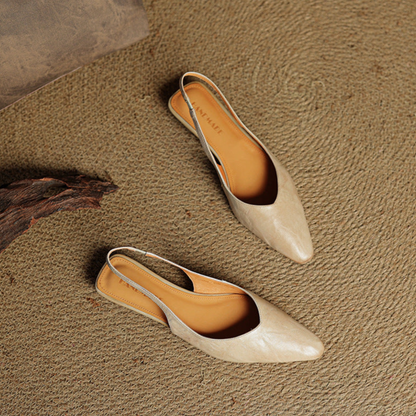 Veluré — Pointed Toe Slingbacks