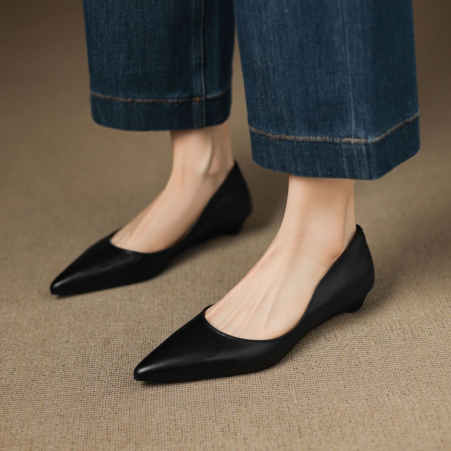 Lysara — Leather Elegance Flats