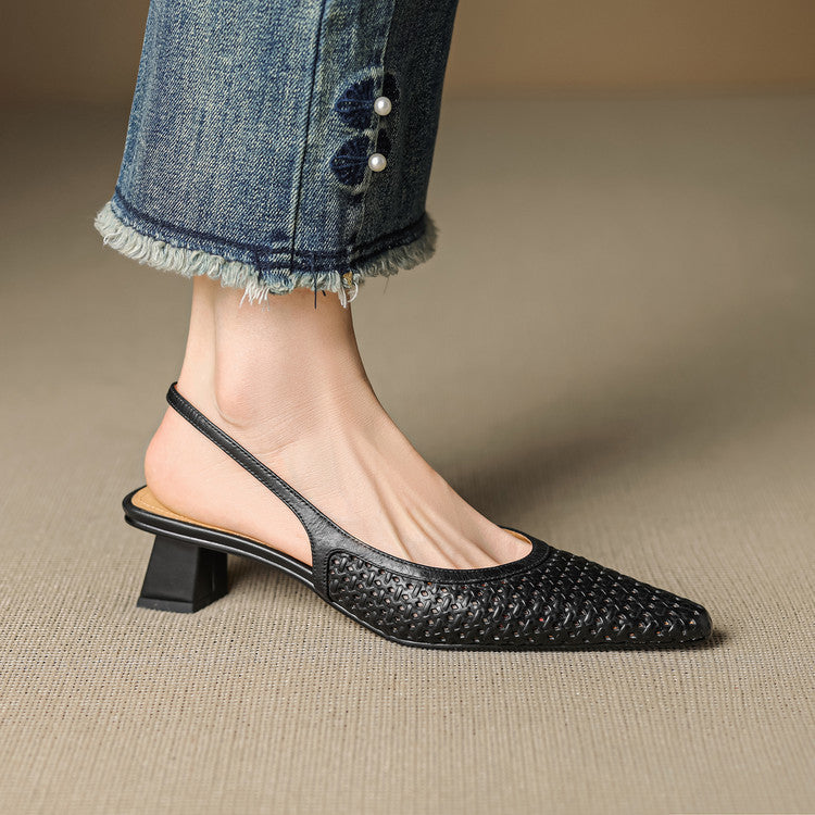 Lysaro - Silk Woven Pumps