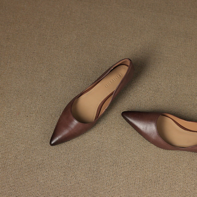 Lysara — Leather Elegance Flats