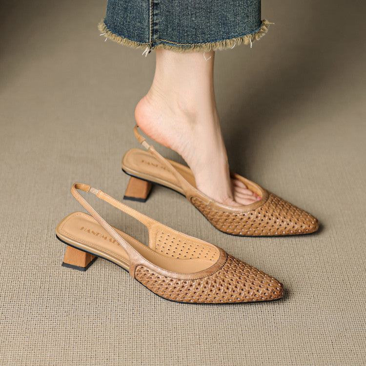 Lysaro - Silk Woven Pumps