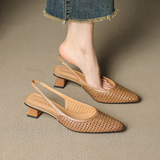 Lysaro - Silk Woven Pumps