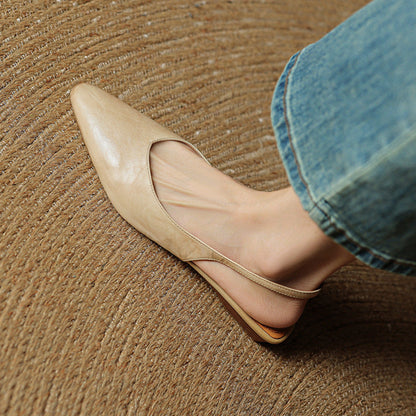 Veluré — Pointed Toe Slingbacks