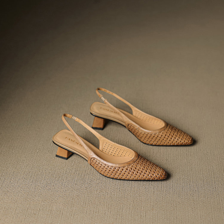 Lysaro - Silk Woven Pumps