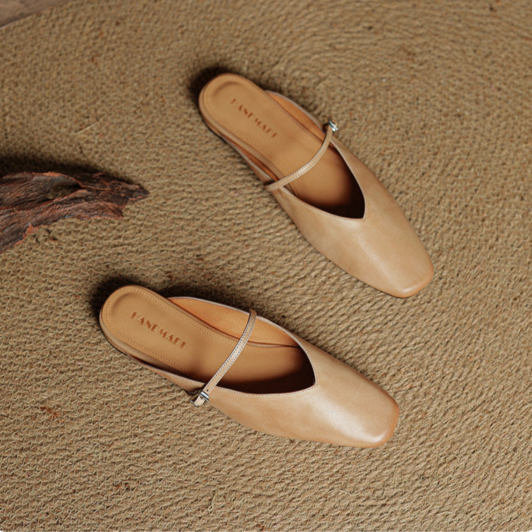 Avenelle Grace Leather Slides