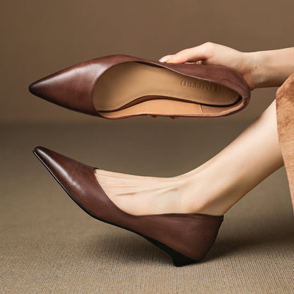 Lysara — Leather Elegance Flats