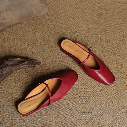 Avenelle Grace Leather Slides