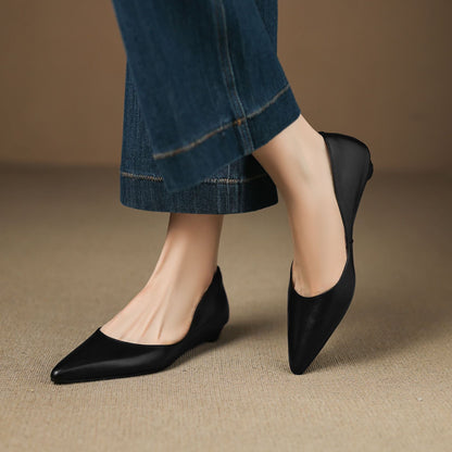 Lysara — Leather Elegance Flats