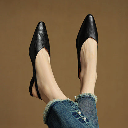 Veluré — Pointed Toe Slingbacks