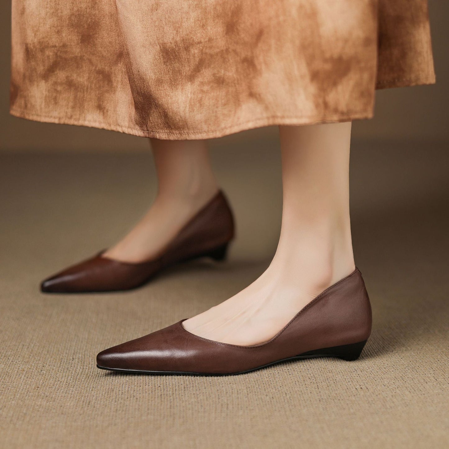 Lysara — Leather Elegance Flats