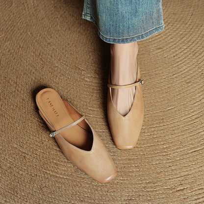 Avenelle Grace Leather Slides