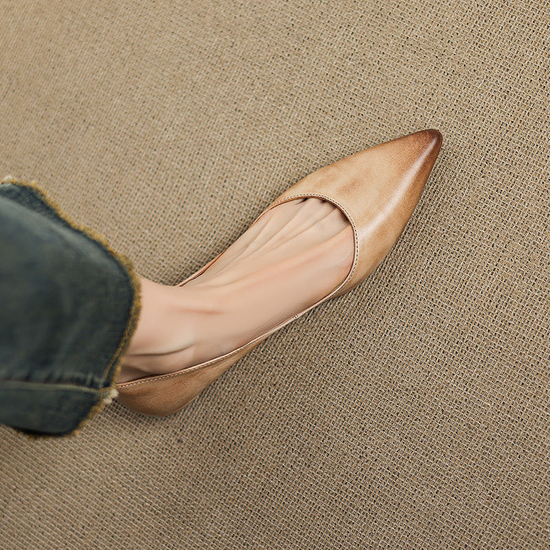 Lysara — Leather Elegance Flats