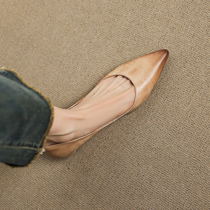 Lysara — Leather Elegance Flats