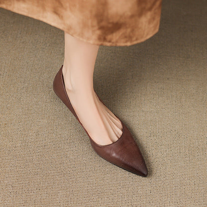 Lysara — Leather Elegance Flats