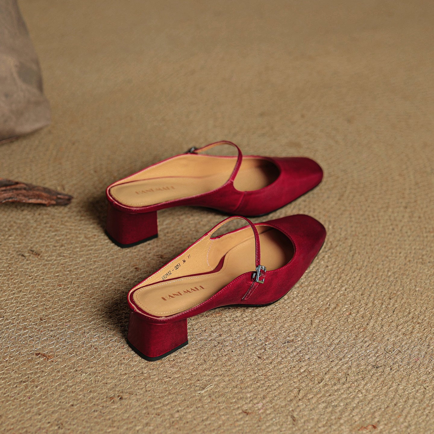 Vellara - Leather Buckled Mules