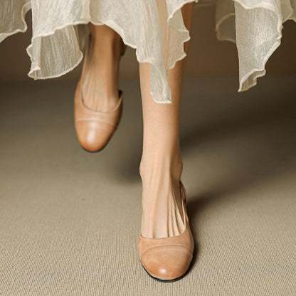 VIANA — Almond-Toe Slingback Pumps