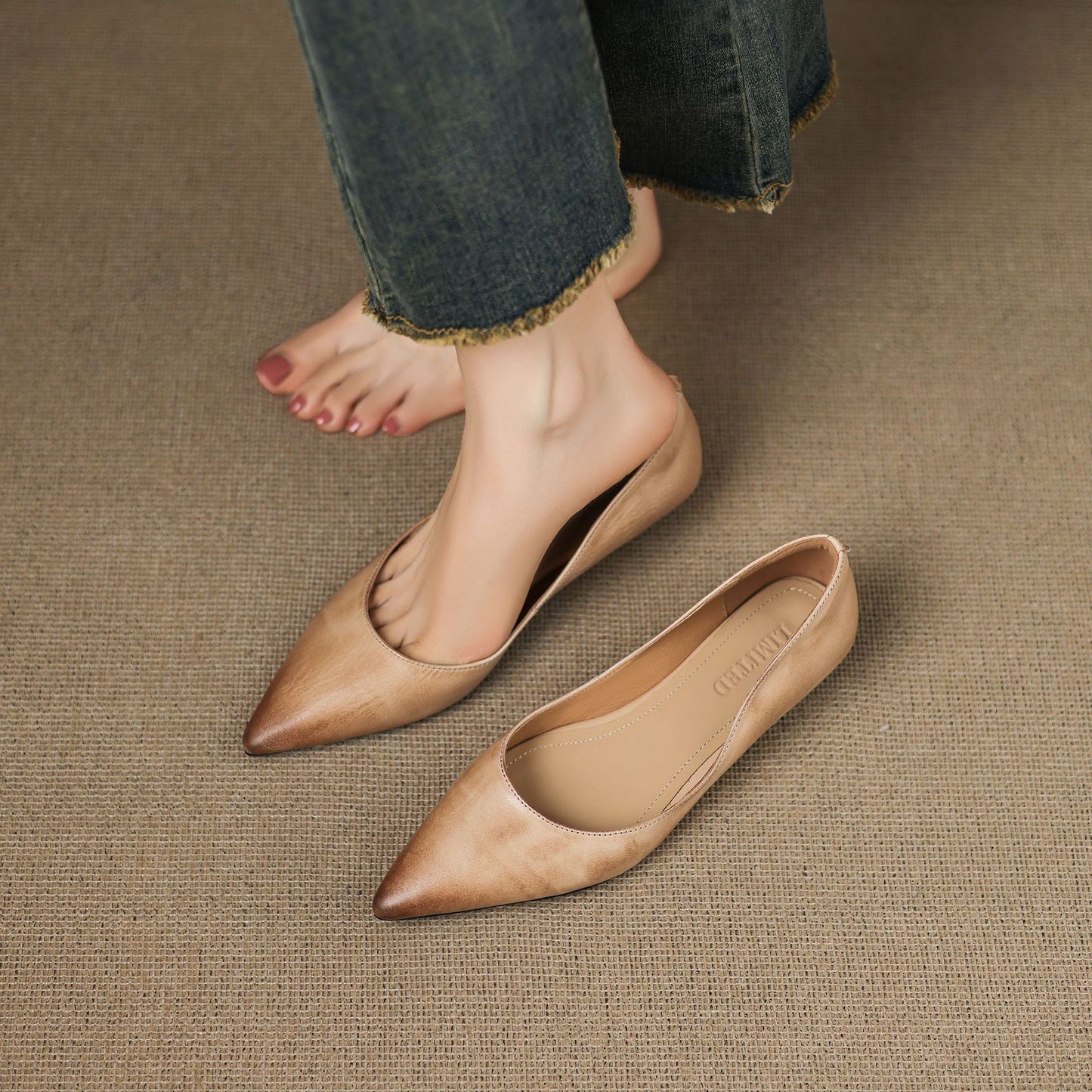 Lysara — Leather Elegance Flats