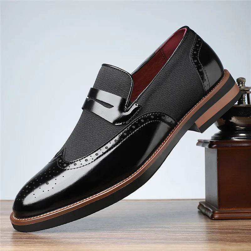 Aurelian Wingtip Elegance Loafers