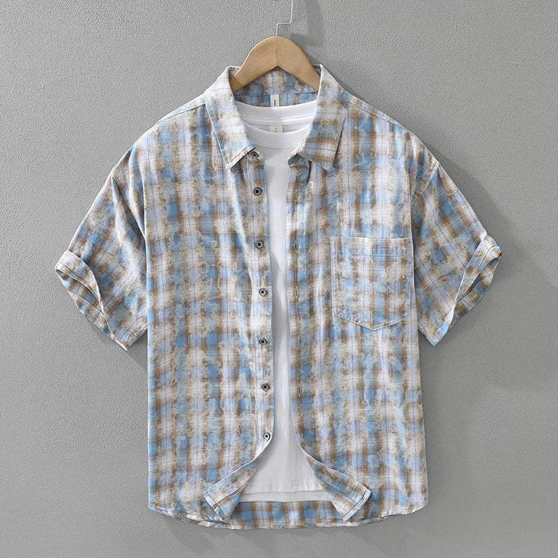 VIVINTO — Cotton Checkered Shirt