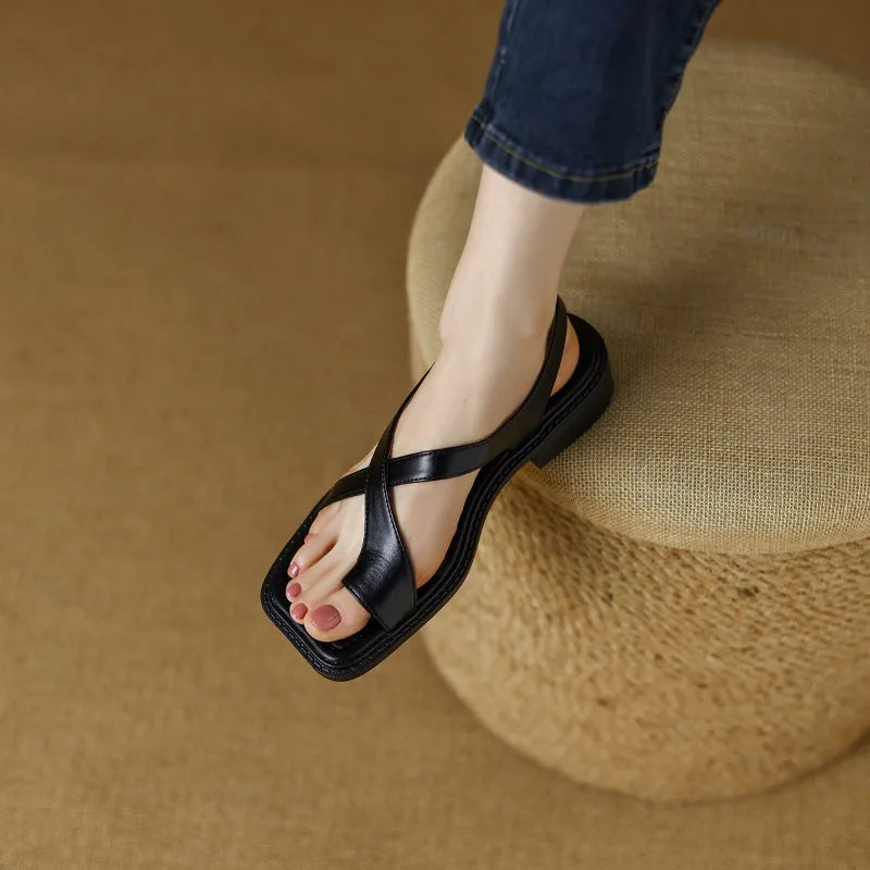 Lirano — Cross Strap Sandals