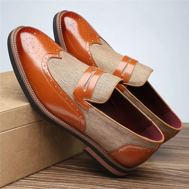 Aurelian Wingtip Elegance Loafers