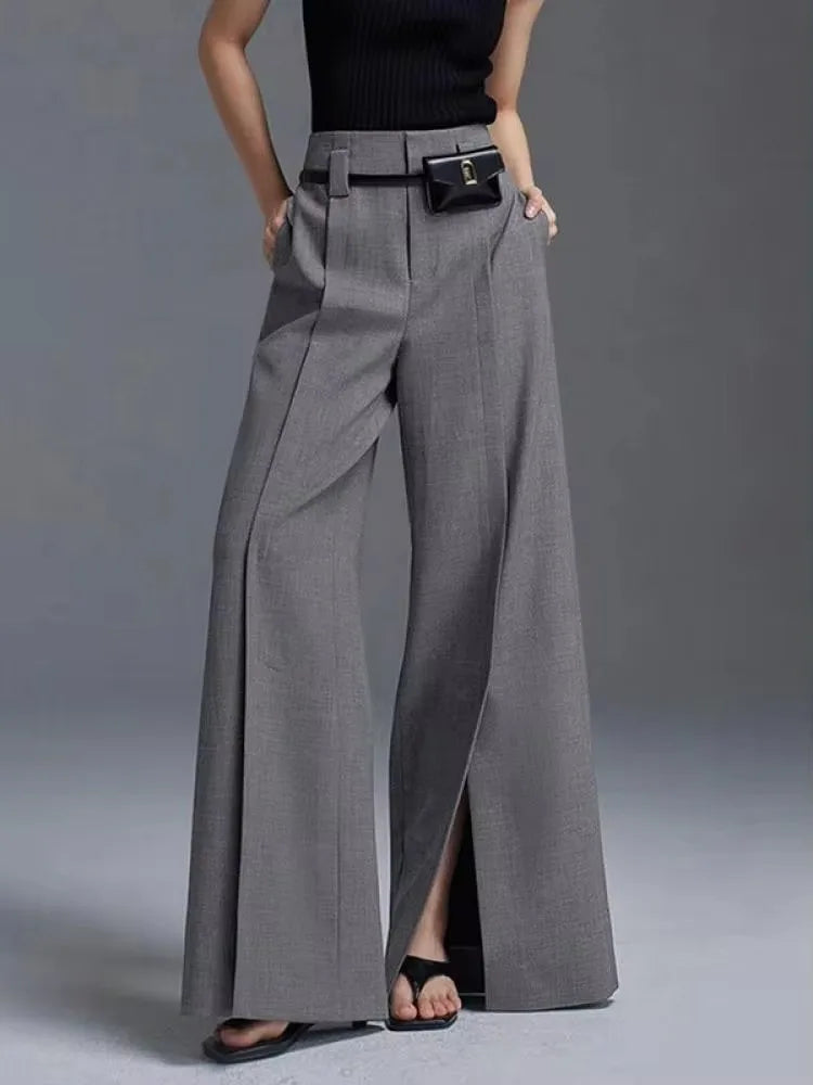 LUMIÈRE — Wide-Leg Trousers