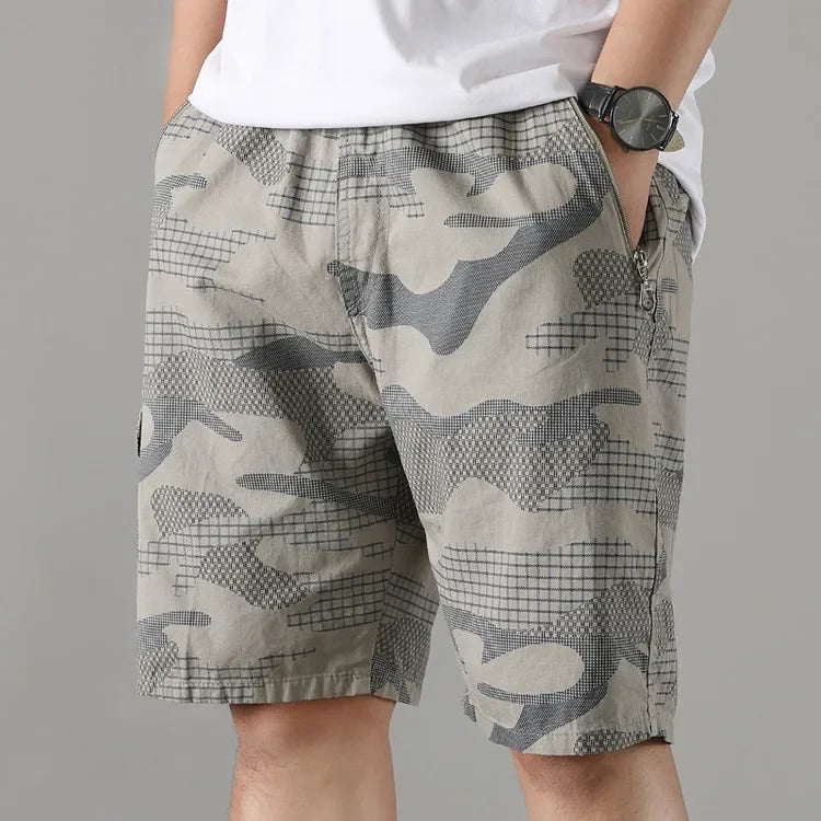 AURORAINE — Camo Elegance Shorts
