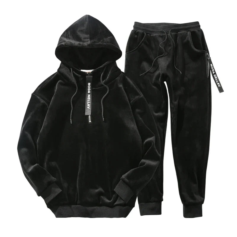 Velurello — Velvet Tracksuit Set