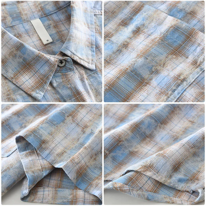 VIVINTO — Cotton Checkered Shirt